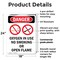 Signmission Oxygen In Use No Smoking Danger Sign, Plastic, 18in W x 24in L, 2PK OS-2PACK-DS-P-1824-V-1514 - alternate 8